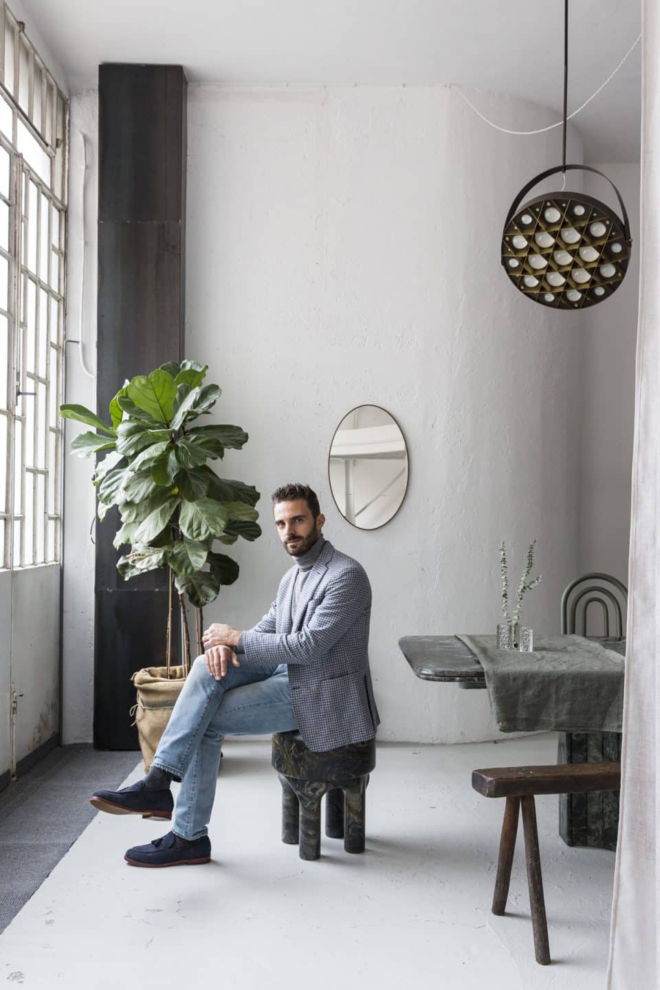 Welcome to the Masculine World of Car-Loving Milanese Designer Tommaso Spinzi